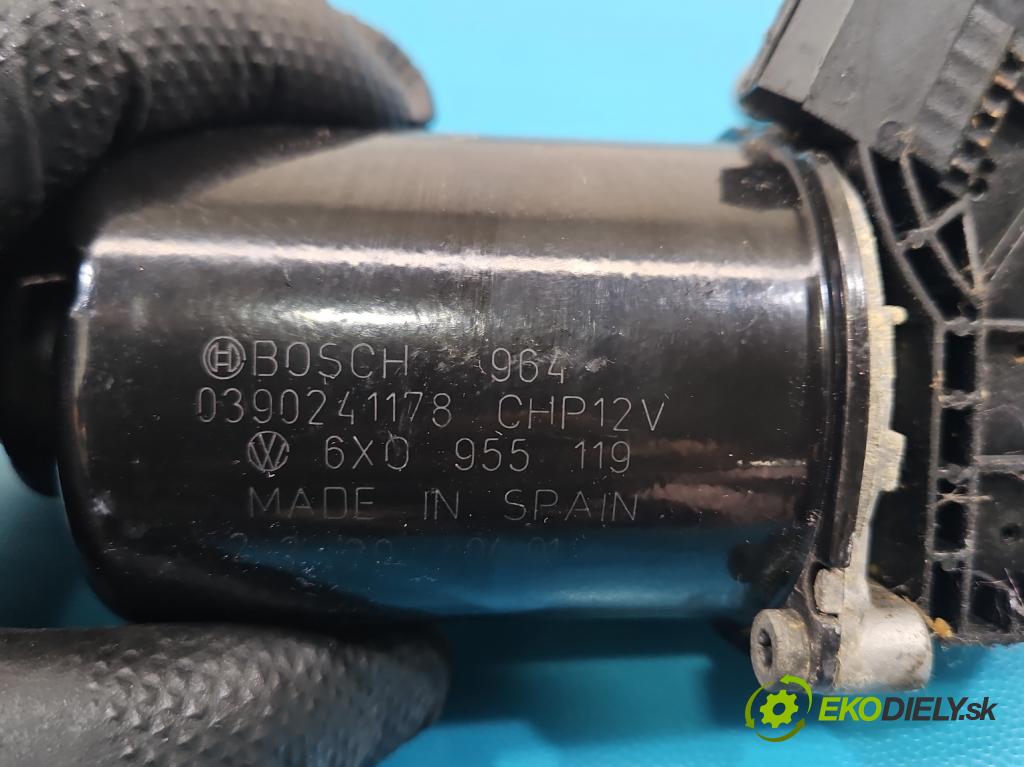Vw Polo III 6N 1994-2001 1.4 TDI 75 hp manual 55 kW 1422 cm3 5- motor stěračů přední 6X0955119