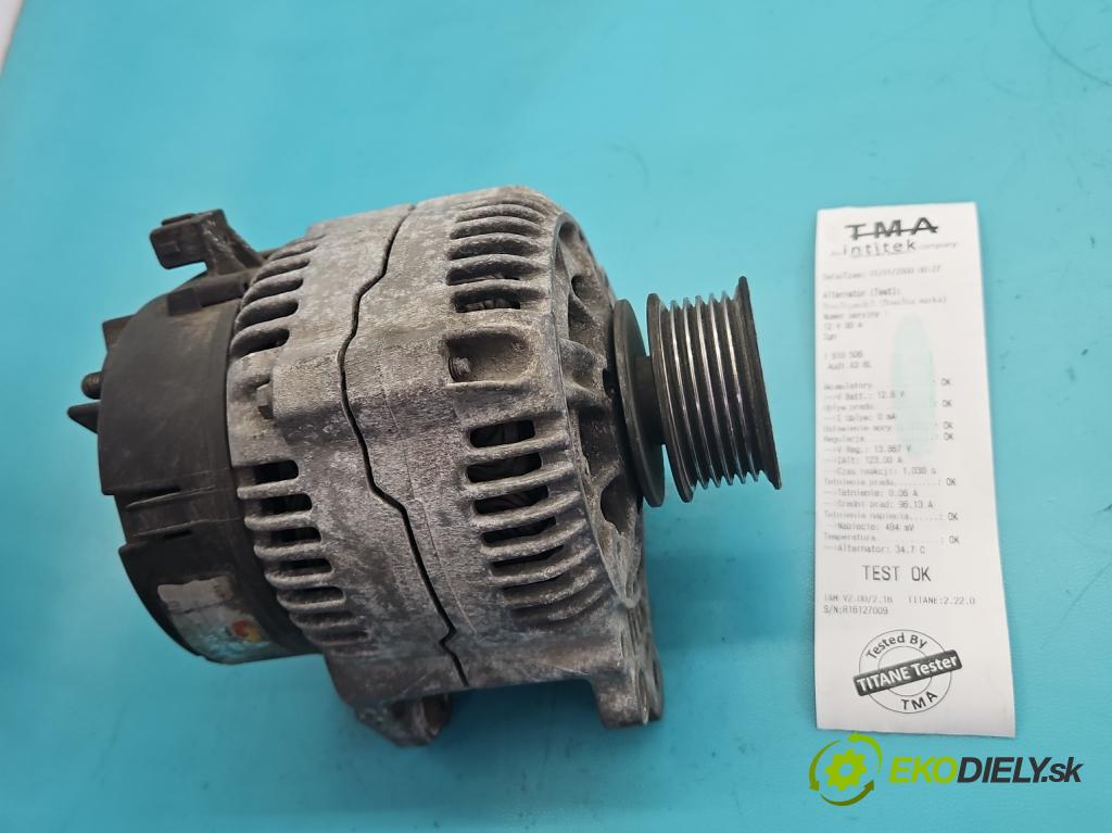 Audi A3 8L 1996-2003 1.8 T 150 hp manual 110 kW 1781 cm3 3- Alternator  (Alternátor)