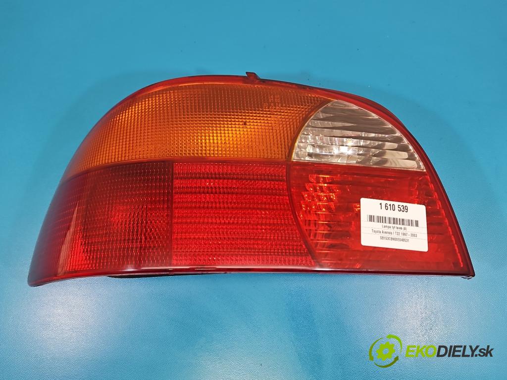 Toyota Avensis I T22 1997-2003 2.0 td 90 HP manual 66 kW 1995 cm3 4- svetlo / reflektor zadné ľavé blatník