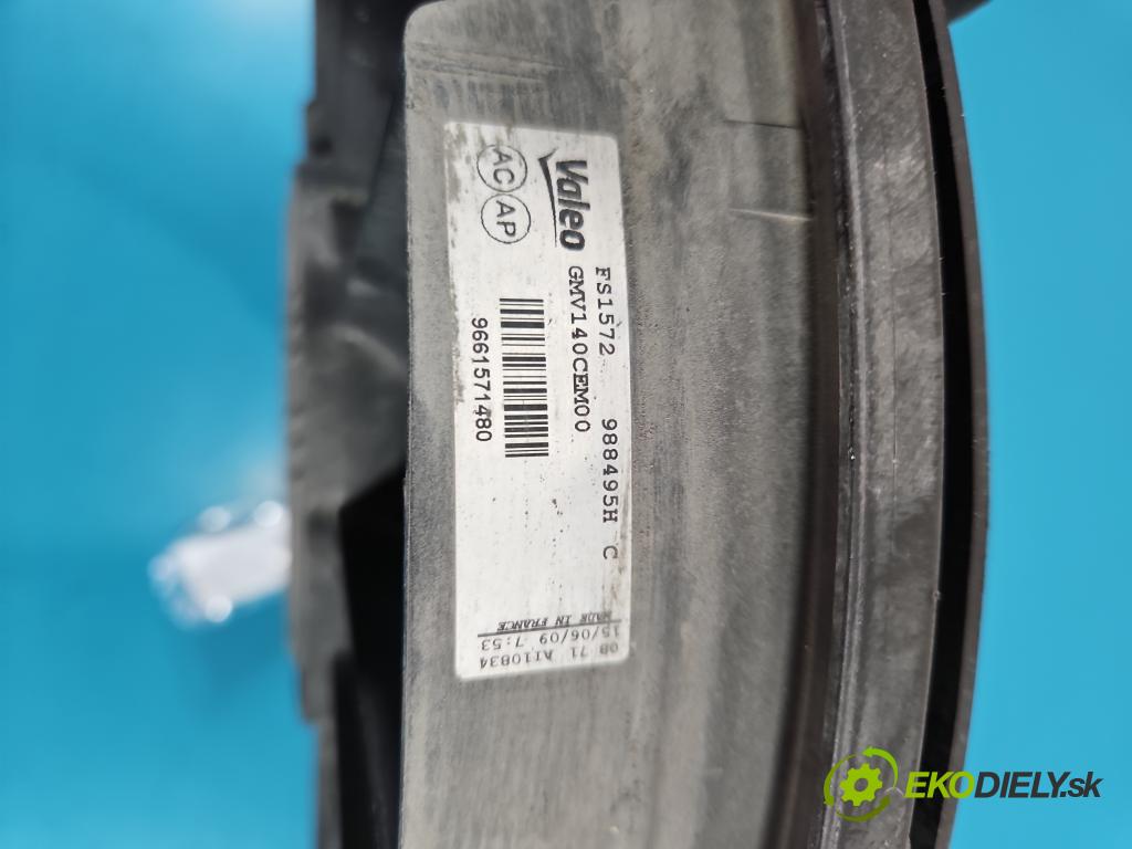 Peugeot 308 I 2007-2013 1.6 16V 120 HP manual 88 kW 1598 cm3 5- Ventilátor chladiča 9661571480