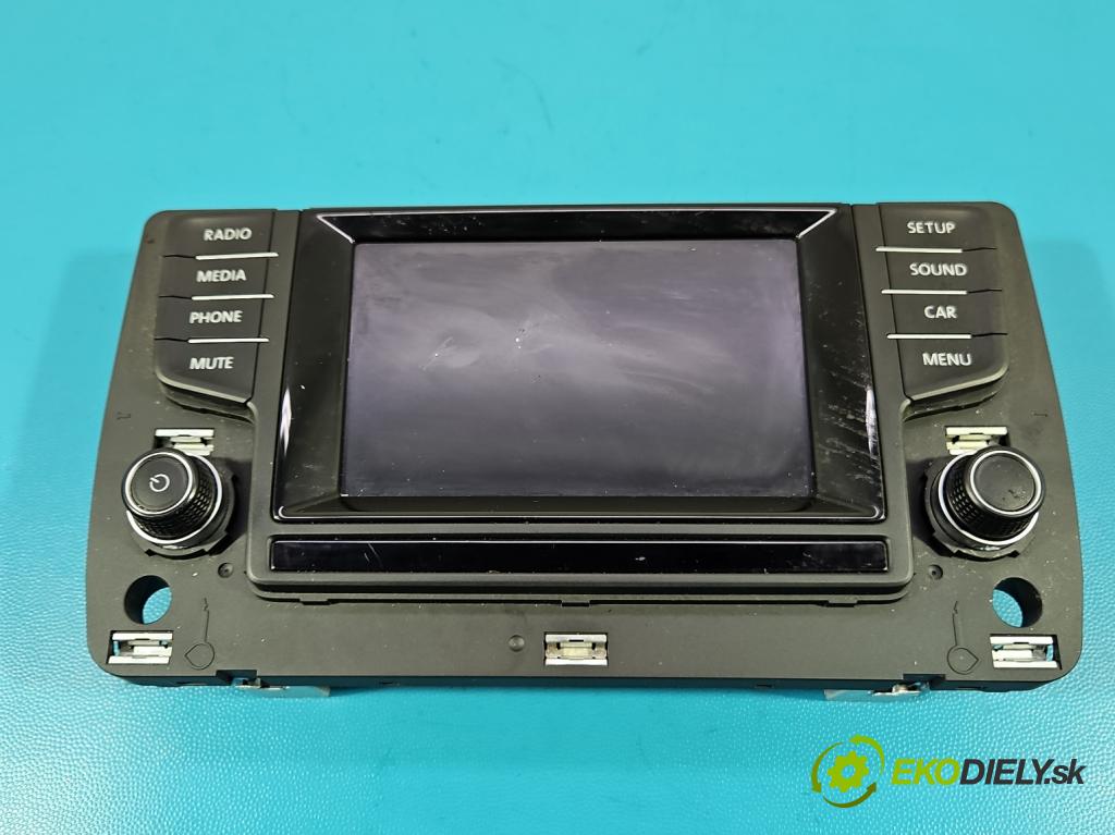 Vw Golf VII 2012-2020 1.4 TSI 140 hp manual 103 kW 1395 cm3 5- Radio továrna: 5G0919605