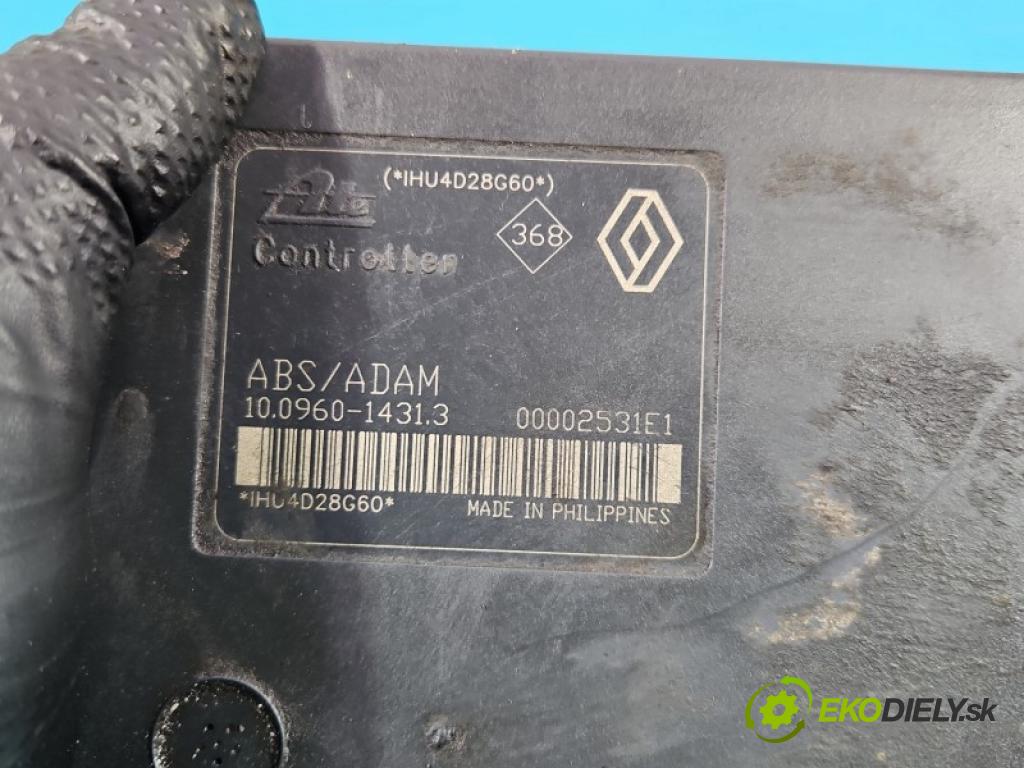 Renault Laguna II 2001-2007 1.9 DCI 120 HP manual 88 kW 1870 cm3 5- čerpadlo abs 100960-14313 (Pumpa ABS)
