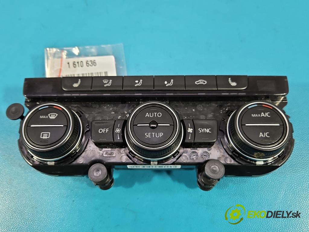 Vw Golf VII 2012-2020 1.4 TSI 140 hp manual 103 kW 1395 cm3 5- palubní deska panel topení 5G0907044AA