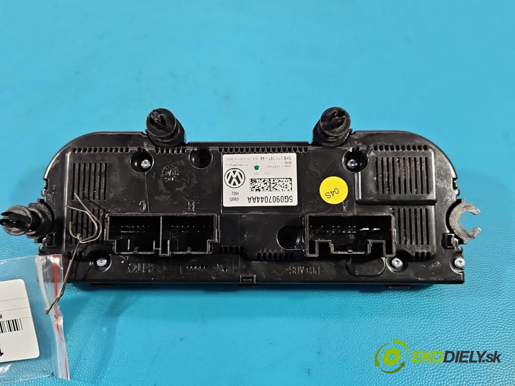 Vw Golf VII 2012-2020 1.4 TSI 140 hp manual 103 kW 1395 cm3 5- palubní deska panel topení 5G0907044AA