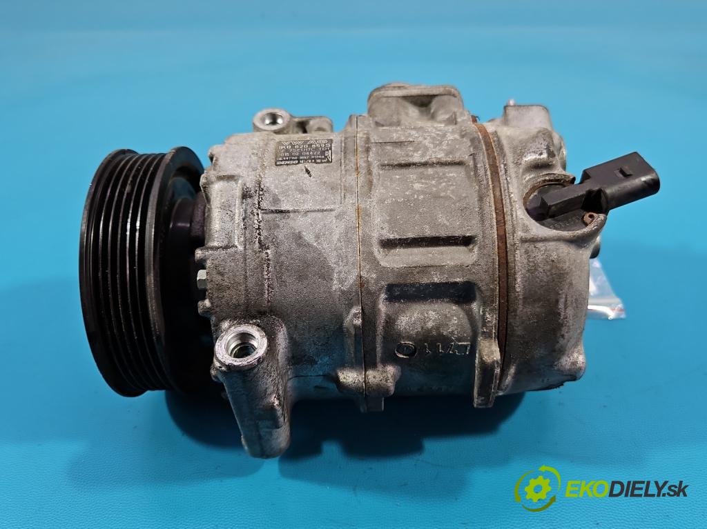 Vw Jetta V 2005-2010 1.6 SR 102 hp manual 75 kW 1595 cm3 4- Kompresor: klíma 1K0820859S (Kompresor klimatizace)