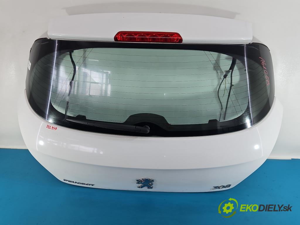 Peugeot 308 I 2007-2013 1.6 16V 120 HP manual 88 kW 1598 cm3 5- zadna kufor  (Kapota zadná (kufor))