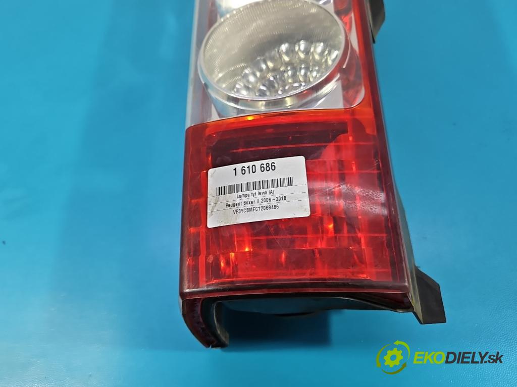 Peugeot Boxer II 2006-2018 2.2 hdi 120 HP manual 88 kW 2198 cm3 5- svetlo / reflektor zadné ľavé blatník 01366452080
