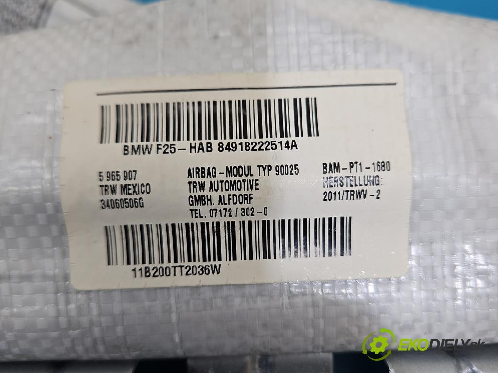 Bmw X3 F25 2010-2017 2.0d 184hp automatic 135 kW 1995 cm3 5- clona ľavé 5965907