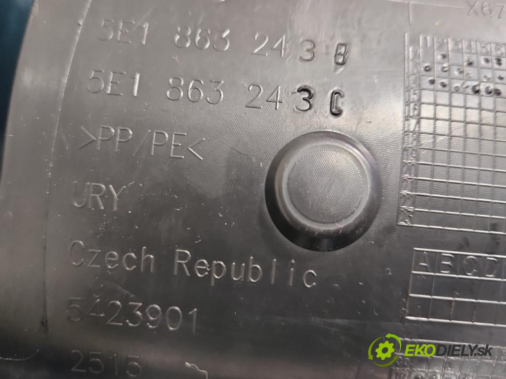 Skoda Octavia III 2013- 2.0 tdi 184hp automatic 135 kW 1968 cm3 5- operadlo 5E1863241C (Lakťová opierka)