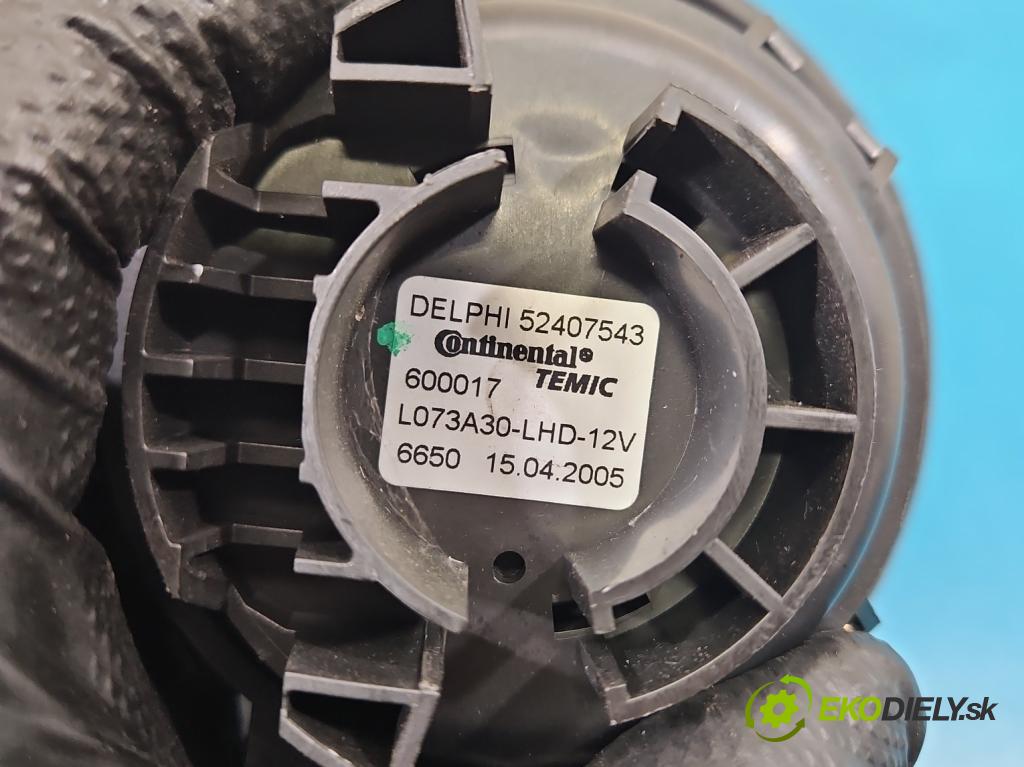 Opel Astra III 2004-2014 1.3 cdti 90 hp manual 66 kW 1248 cm3 3- ventilátor vzduchu 52407543