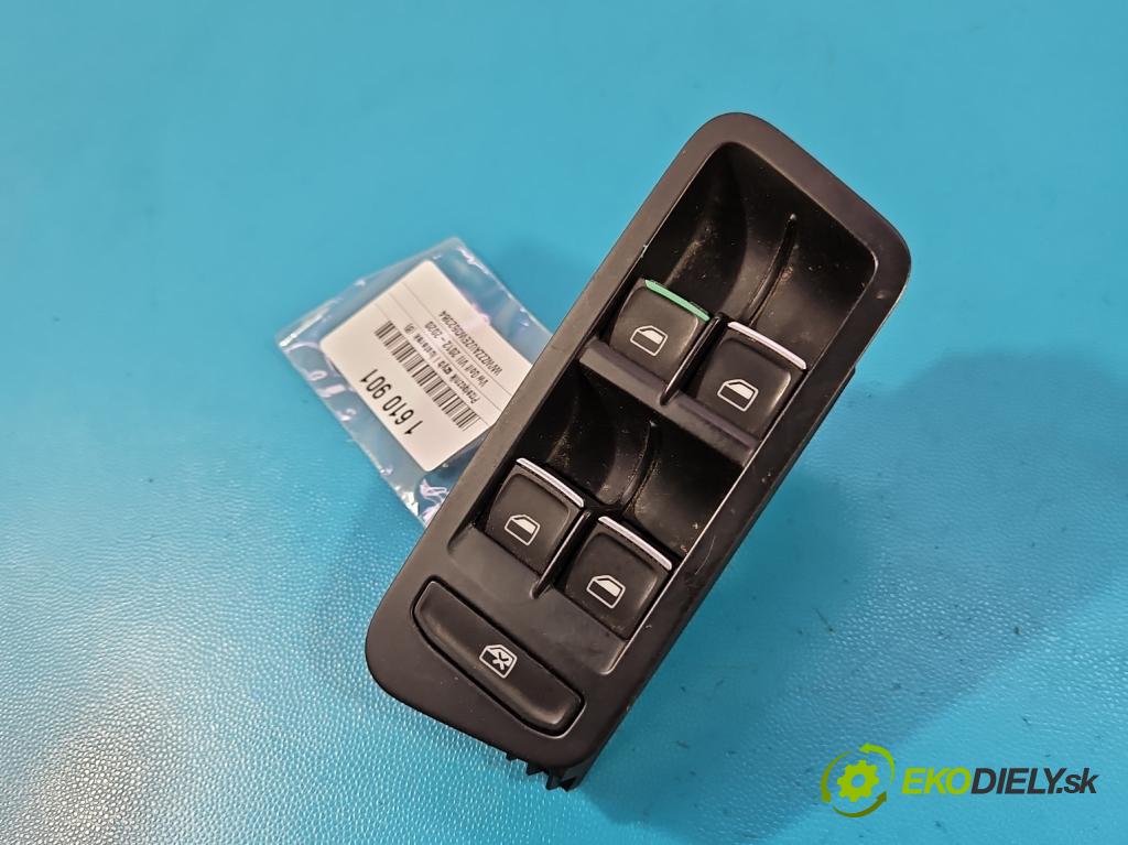 Vw Golf VII 2012-2020 1.4 TSI 140 HP manual 103 kW 1395 cm3 5- prepínač okien spätných zrkadiel 5G0959857C