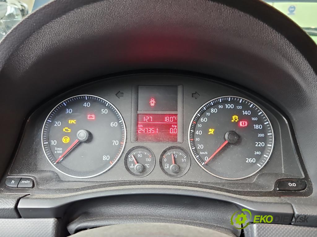 Vw Golf V 2003-2009 1.6 SR BGU 102 HP manual 75 kW 1595 cm3 5- prístrojovka/ budíky 1K0920851G (Prístrojová doska)
