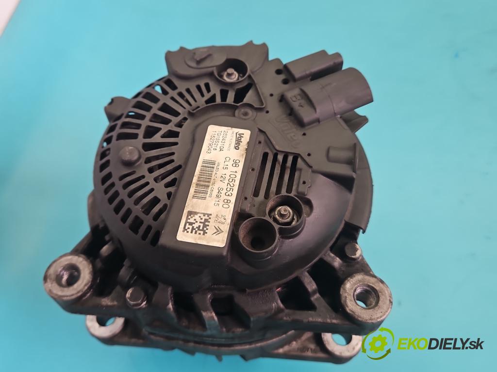 Peugeot 607 2.2 hdi 133 HP manual 98 kW 2179 cm3 4- Alternator 9810525380 (Alternátor)
