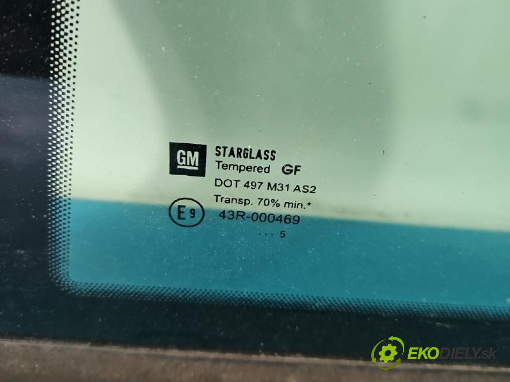 Opel Astra III 2004-2014 1.3 cdti 90 hp manual 66 kW 1248 cm3 3- sklo zadní levé