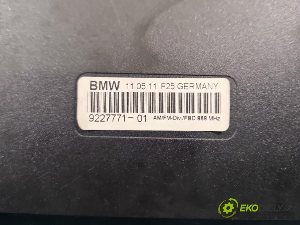 Bmw X3 F25 2010-2017 2.0d 184hp automatic 135 kW 1995 cm3 5- Zesilovač: 9227771 (Zosilňovač)