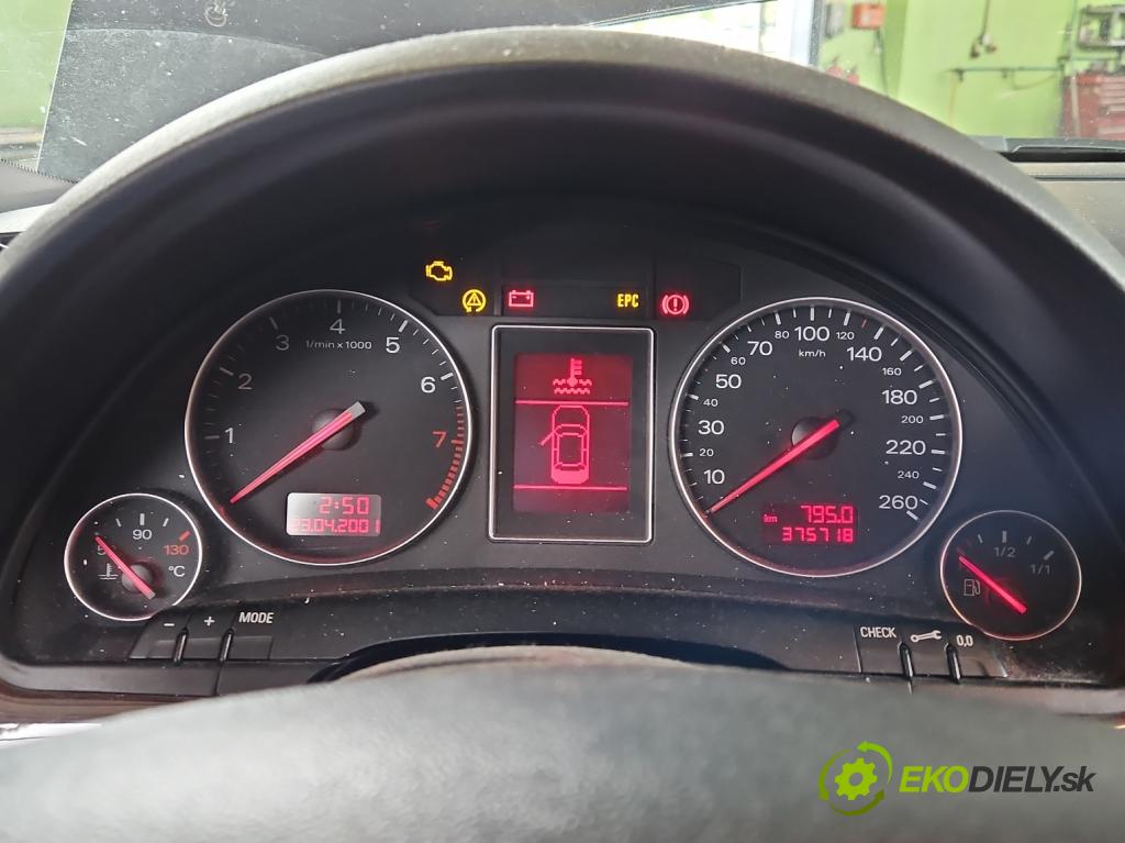 Audi A4 B6 2000-2004 2.0 20V 131 HP manual 96 kW 1984 cm3 4- prístrojovka/ budíky 0263626021 (Prístrojová doska)