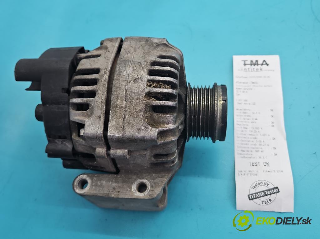 Opel Astra III 2004-2014 1.3 cdti 90 hp manual 66 kW 1248 cm3 3- Alternator 13117279 (Alternátor)