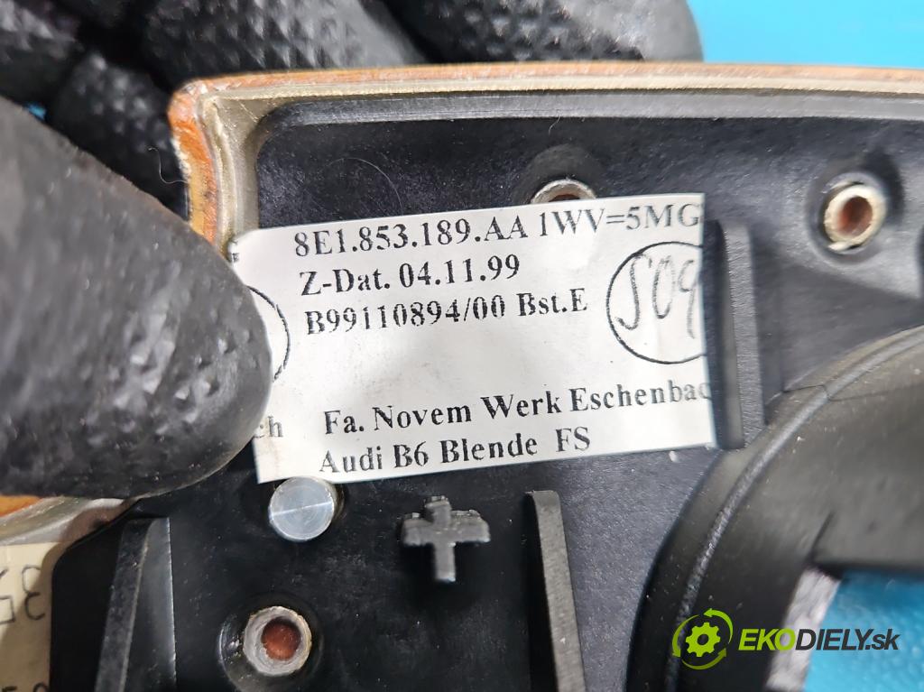 Audi A4 B6 2000-2004 2.0 20V 131 HP manual 96 kW 1984 cm3 4- lišta ozdobná vnitŕní: 8E0867419