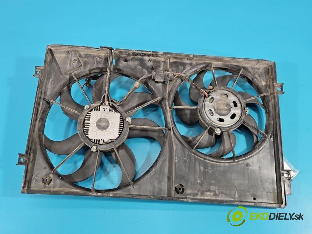 Vw Golf V 2003-2009 1.6 SR BGU 102 hp manual 75 kW 1595 cm3 5- ventilátor chladič 1K0121207T