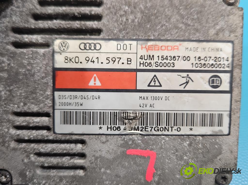 Skoda Octavia III 2013- 2.0 tdi 184 hp automatic 135 kW 1968 cm3 5- měnič xenon 8K0941597B (Řídící jednotka xenonu)