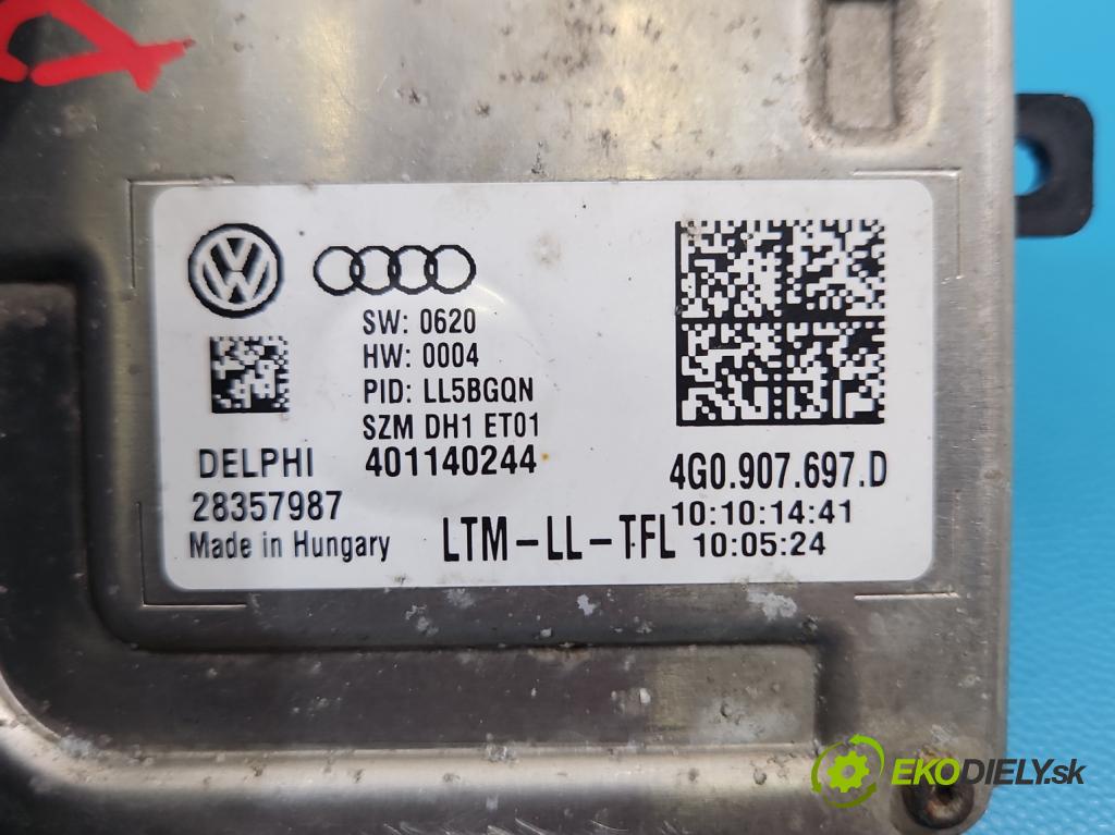 Skoda Octavia III 2013- 2.0 tdi 184 hp automatic 135 kW 1968 cm3 5- měnič xenon 4G0907697D (Řídící jednotka xenonu)