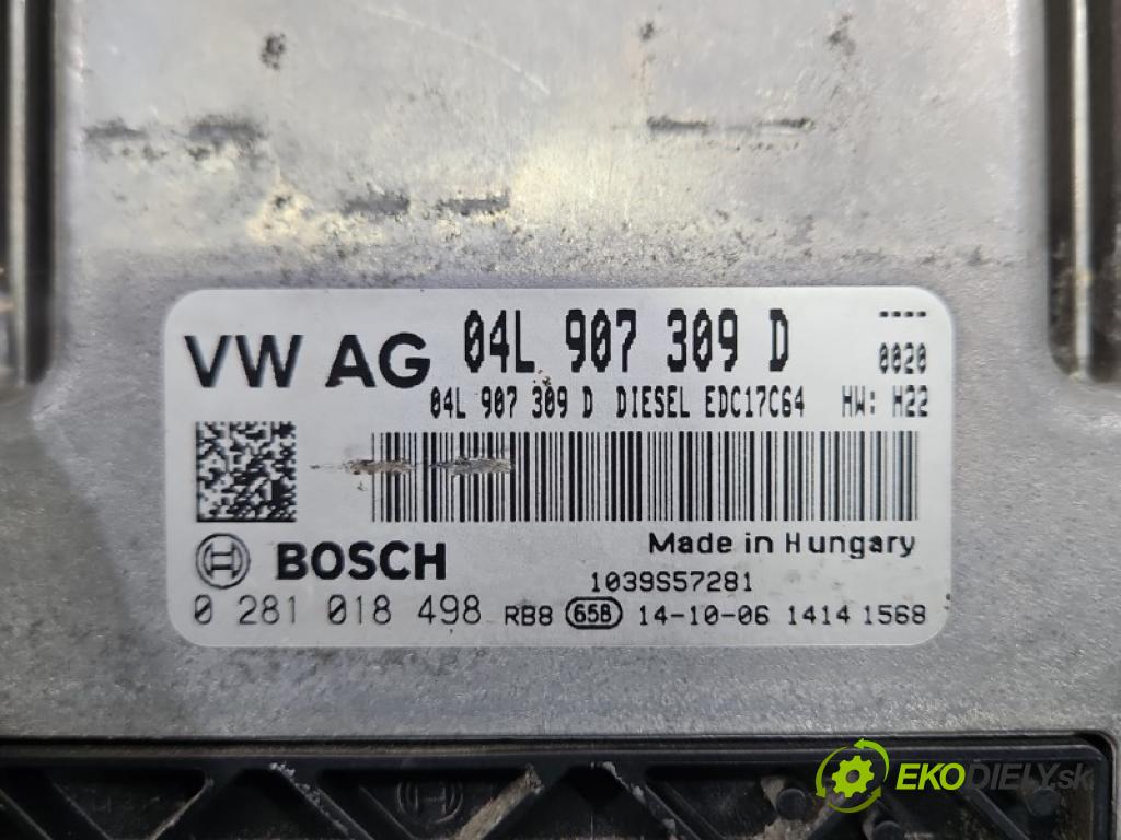Skoda Octavia III 2013- 2.0 tdi 184 hp automatic 135 kW 1968 cm3 5- řídící jednotka motoru 04L907309D