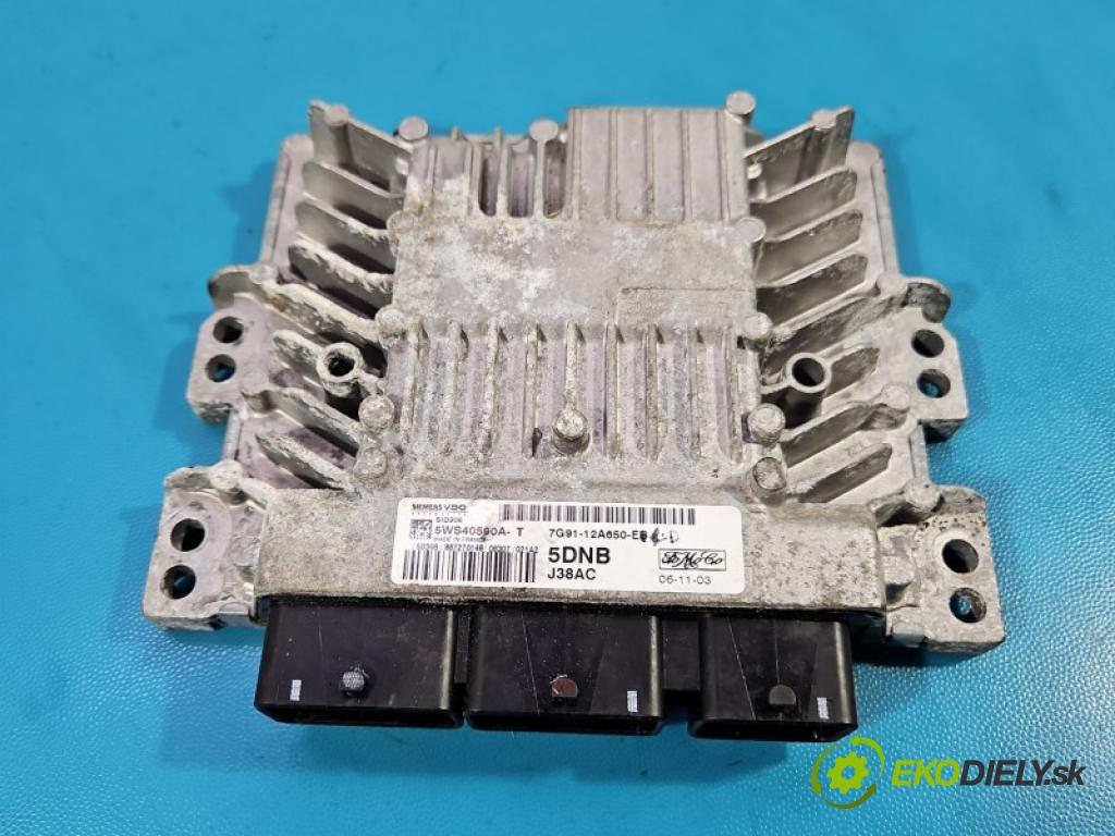 Ford Mondeo Mk4 2007-2014 1.8 tdci 101 hp manual 74 kW 1799 cm3 5- řídící jednotka motoru 7G91-12A650-EB