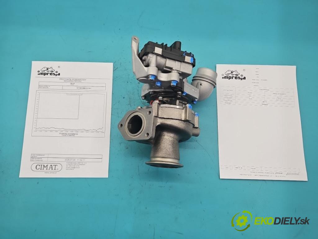 Bmw X3 F25 2010-2017 2.0d 184hp automatic 135 kW 1995 cm3 5- turbodúchadlo, turbo repasovaná 49335-00630