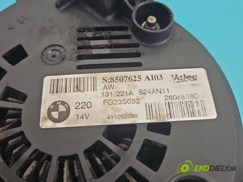 Bmw X3 F25 2010-2017 2.0d 184 hp automatic 135 kW 1995 cm3 5- Alternator 8507625 (Alternátor)