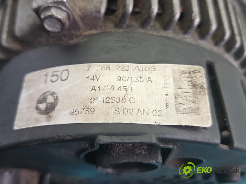 Bmw 3 E46 1998-2007 2.0d 150 hp manual 110 kW 1995 cm3 5- Alternator 2542538C (Alternátor)