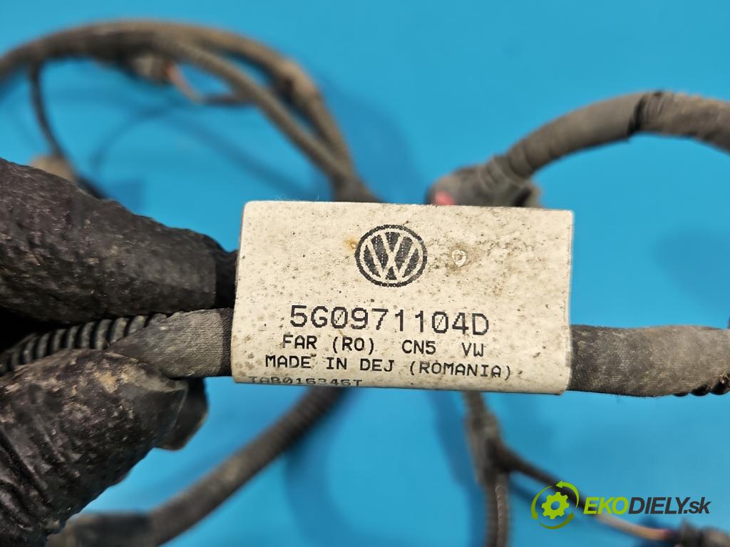 Vw Golf VII 2012-2020 1.4 TSI 140 hp manual 103 kW 1395 cm3 5- snímač parkování 5Q0919275