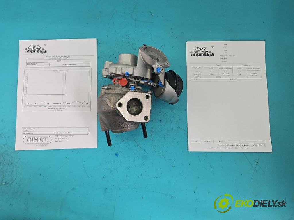 Bmw 3 E46 1998-2007 2.0d 150 hp manual 110 kW 1995 cm3 5- Turbodmychadlo repasováno 750431-9