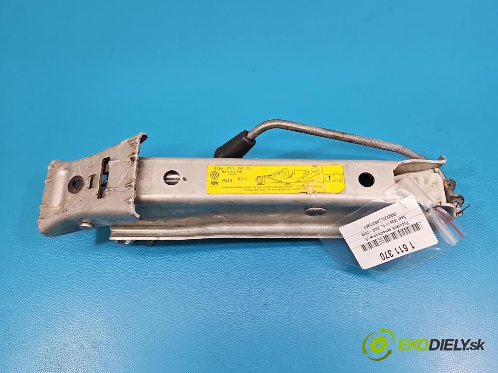 Seat Ibiza III 6L 2002-2008 1.4 tdi 75 HP manual 55 kW 1422 cm3 3- mechanizmus okna automobilovy 6Q0011031D