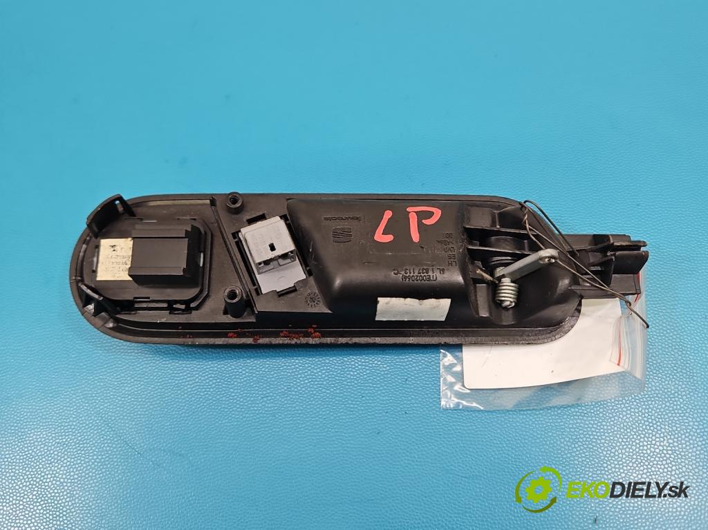 Seat Ibiza III 6L 2002-2008 1.4 tdi 75 hp manual 55 kW 1422 cm3 3- klika uvnitř: přední levé 6L1837113C