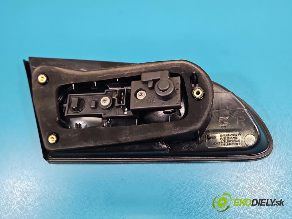 Seat Ibiza III 6L 2002-2008 1.4 tdi 75 HP manual 55 kW 1422 cm3 3- svetlo / reflektor zadné pravé kufrové dvere 6L6945094F
