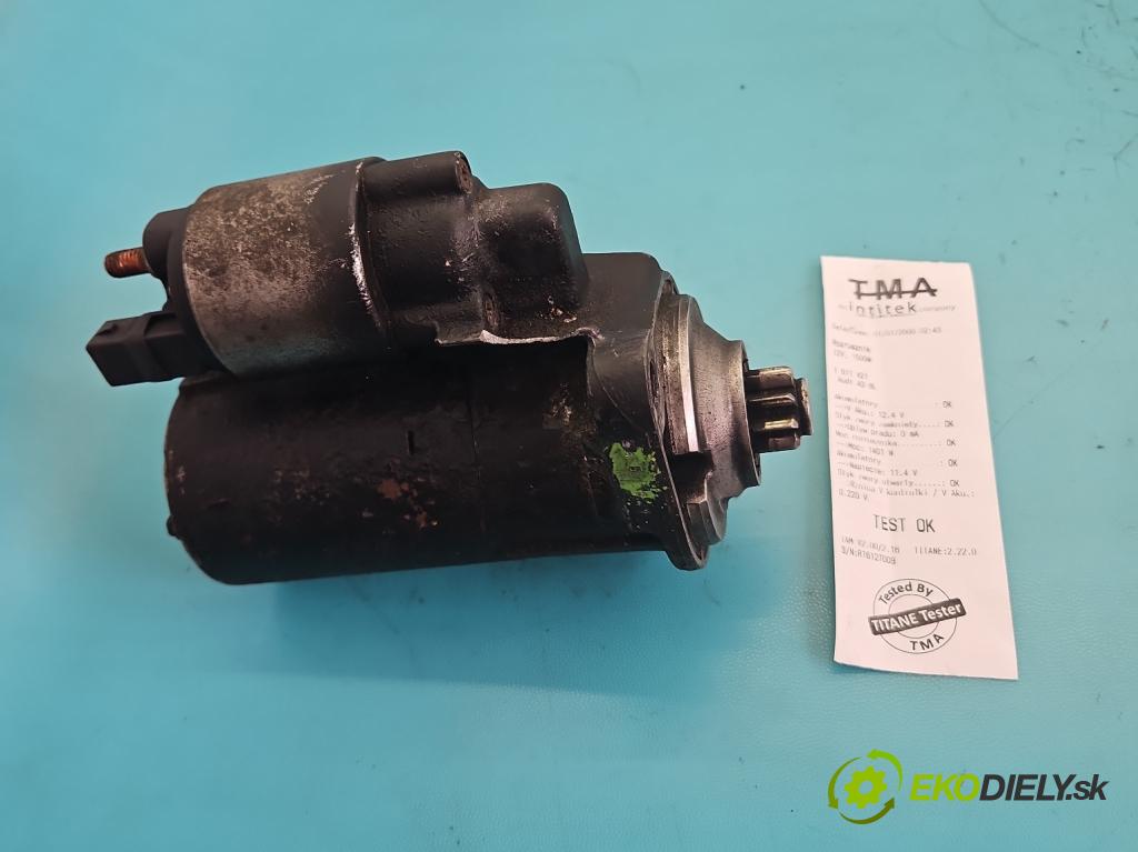 Audi A3 8L 1996-2003 1.6 8v 101 hp manual 74 kW 1595 cm3 5- startér: 0001121006 (Startér)
