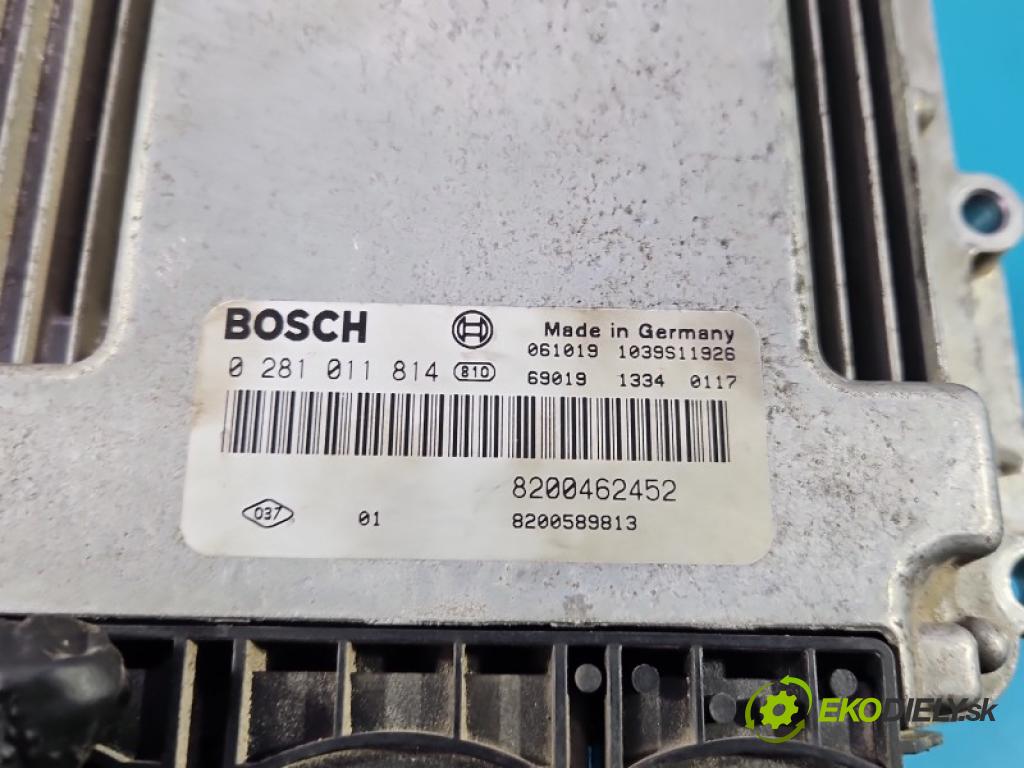 Renault Megane II 2003-2008 2.0 dci 150 hp manual 110 kW 1995 cm3 5- řídící jednotka motoru 0281011814