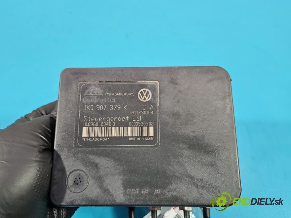 Vw Golf V 2003-2009 1.6 SR BGU 102 HP manual 75 kW 1595 cm3 5- čerpadlo abs 1K0907379K (Pumpa ABS)