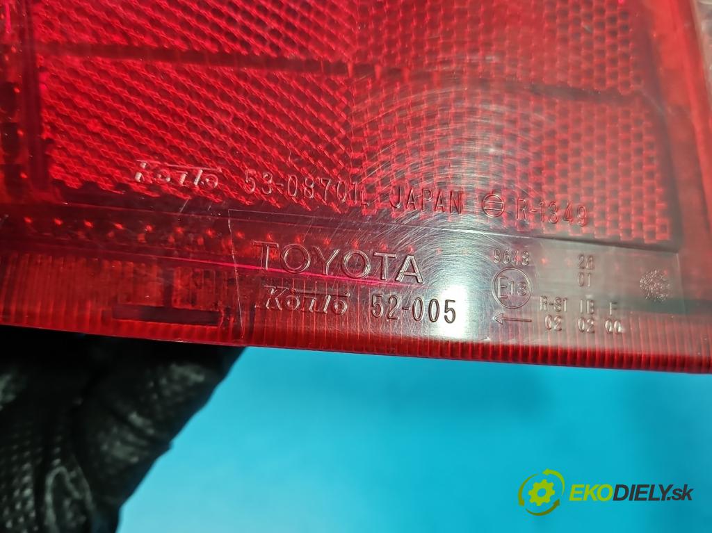 Toyota Yaris I 1999-2005 1.3 vvti 86 hp manual 63 kW 1299 cm3 3- světlo zadní levé blatník: