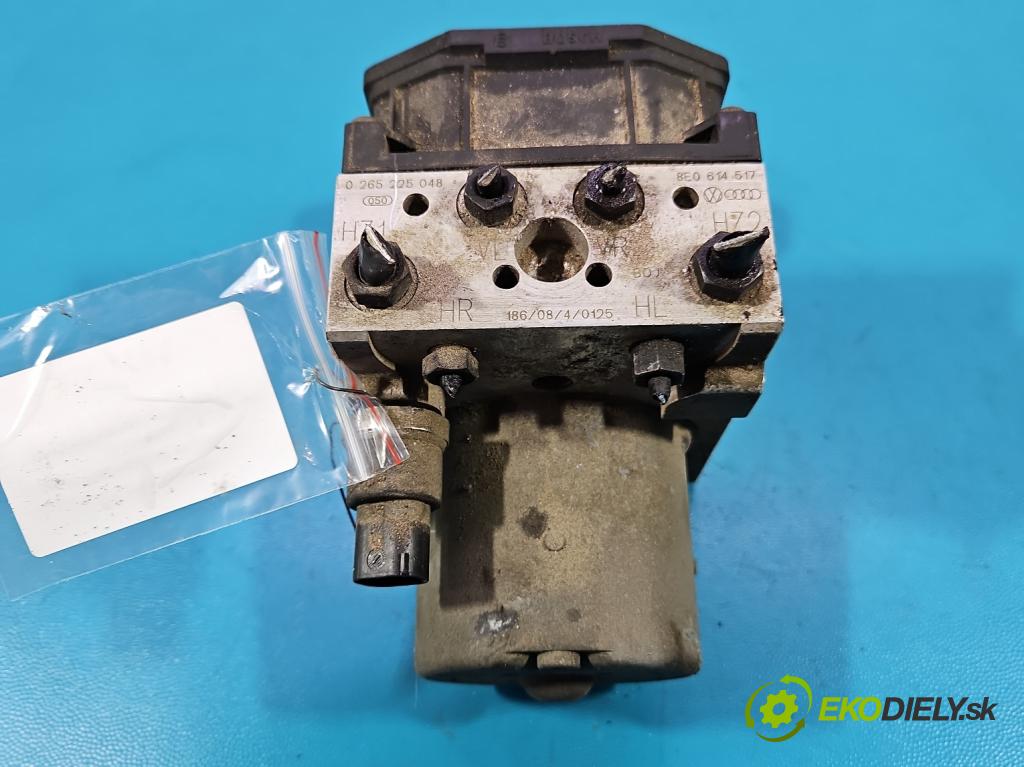 Audi A4 B6 2000-2004 2.0 20V 131 HP manual 96 kW 1984 cm3 4- čerpadlo abs 0265950011 (Pumpa ABS)