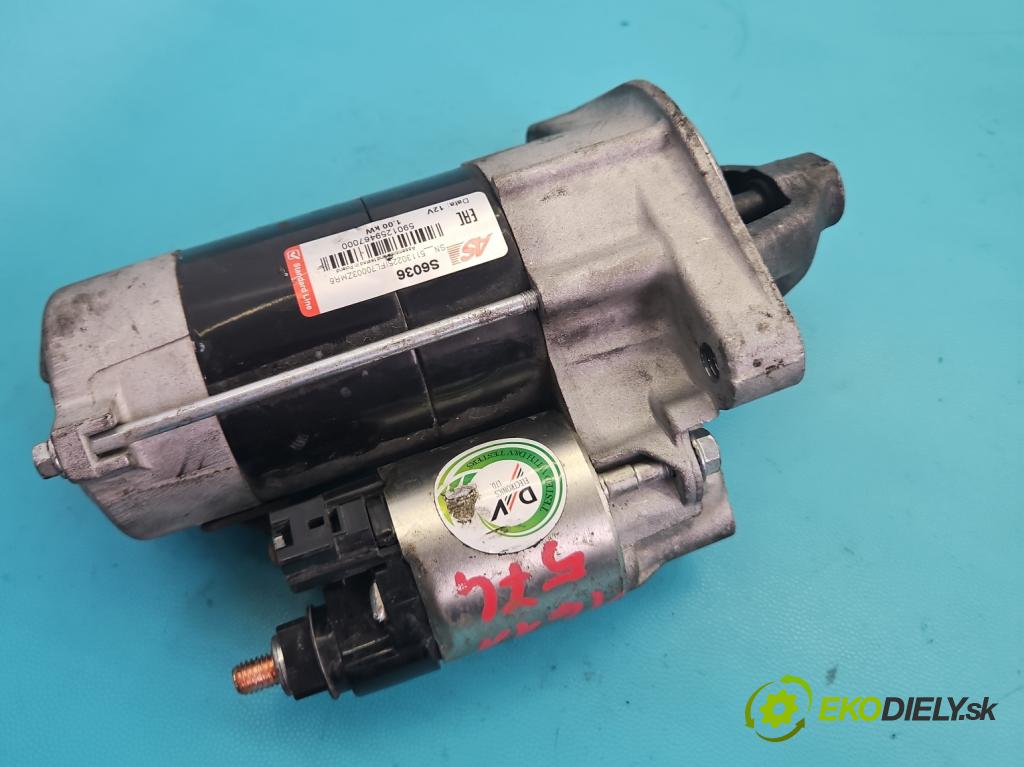 Toyota Yaris I 1999-2005 1.3 vvti 86 hp manual 63 kW 1299 cm3 3- startér:  (Startér)