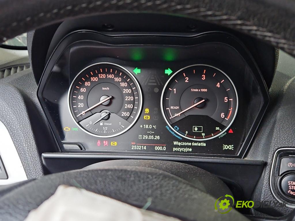Bmw 1 F20 2011-2019 2.0d 184hp manual 135 kW 1995 cm3 5- prístrojovka/ budíky 9232892 (Prístrojová doska)