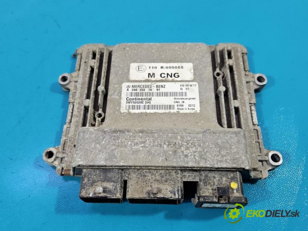 Mercedes B W245 2005-2011 2.0 16v 116 HP manual 85 kW 2034 cm3 5- riadiaca jednotka ostatné A2661531691