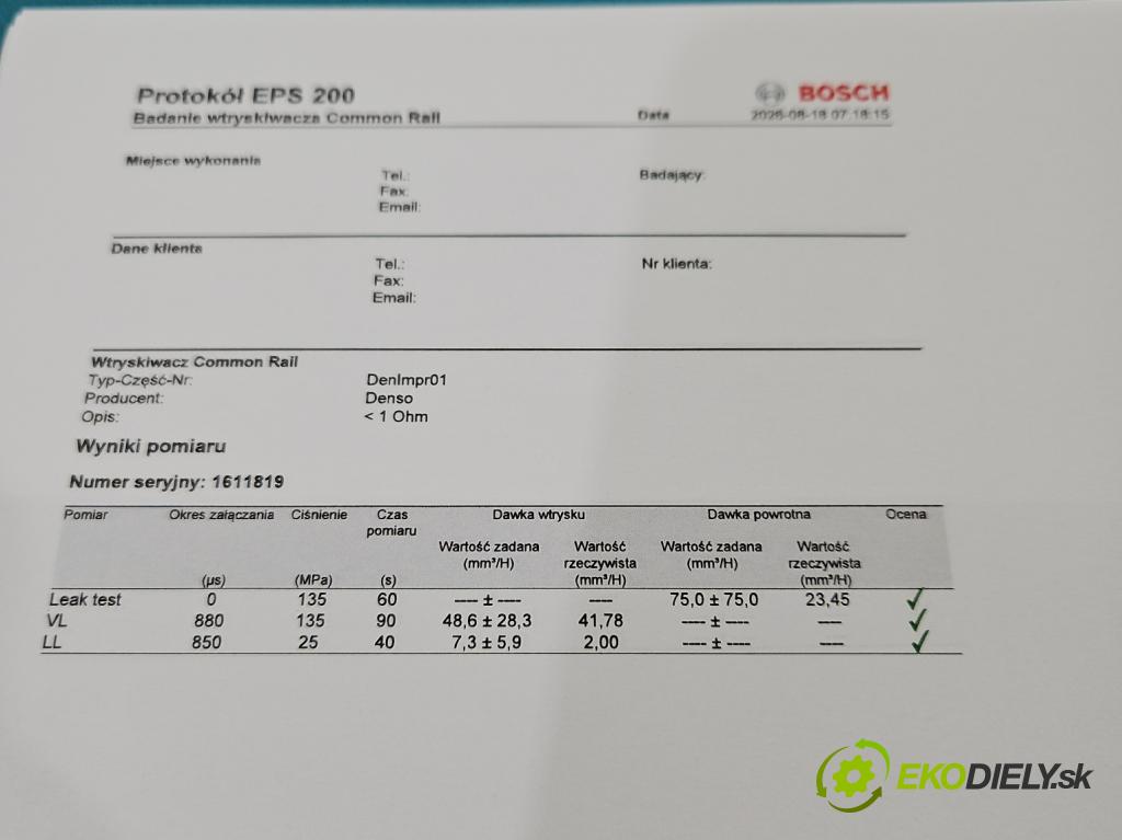 Opel Meriva A 2002-2010 1.7 cdti 101 hp manual 74 kW 1686 cm3 5- vstřikovač diesel 897313-8612