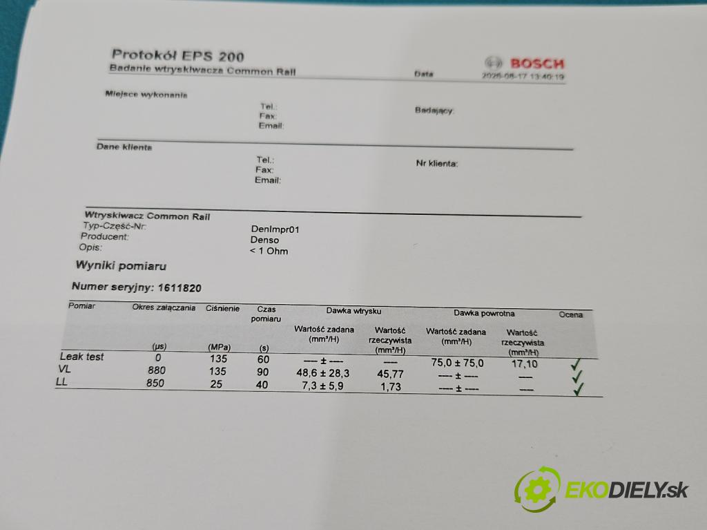Opel Meriva A 2002-2010 1.7 cdti 101 hp manual 74 kW 1686 cm3 5- vstřikovač diesel 897313-8612