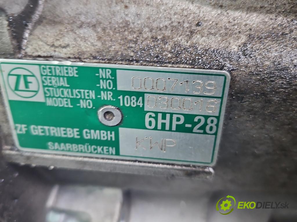 Audi A4 B8 2007-2015 3.2 V6 FSI 265KM automatic 195 kW 3197 cm3 4- prevodovka stupeň,rýchlosť automat KWP