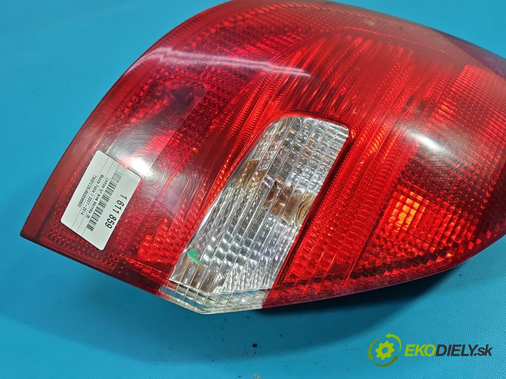Skoda Fabia II 2007-2014 1.4 16V 86 HP manual 63 kW 1390 cm3 5- svetlo / reflektor zadné ľavé blatník 5J6945095