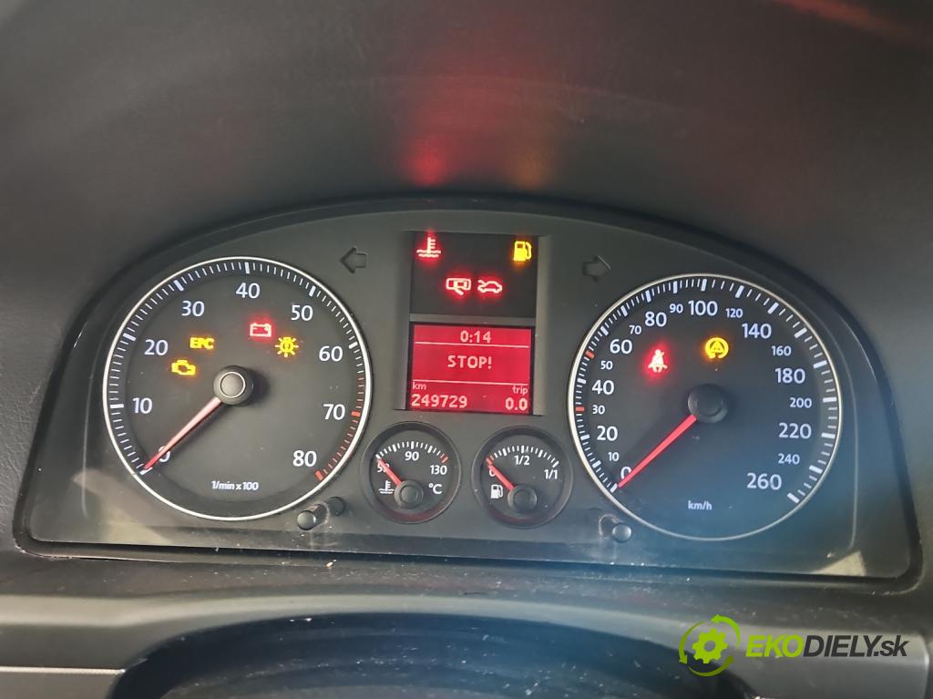 Vw Touran I 2003-2015 1.6 fsi 116 hp manual 85 kW 1598 cm3 5- Přístrojová deska 1T0920860 (Přístrojová deska)