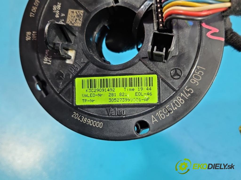 Mercedes B W245 2005-2011 2.0 16v 116 hp manual 85 kW 2034 cm3 5- Páska: airbag A1694641218 (Airbag)