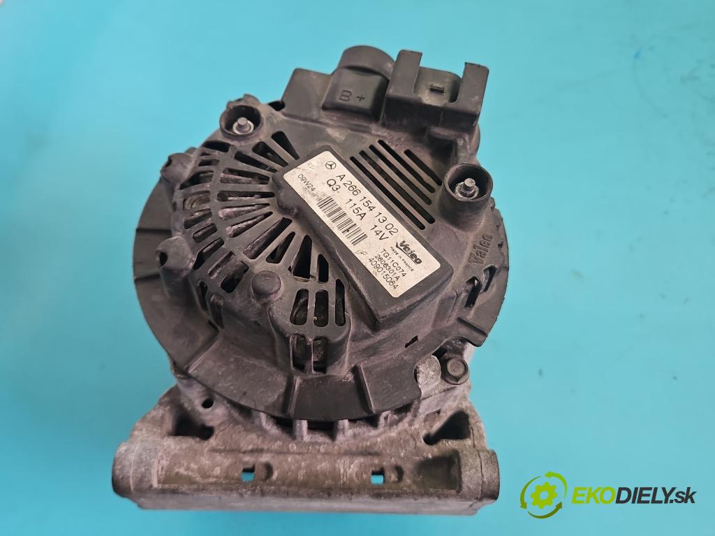 Mercedes B W245 2005-2011 2.0 16v 116 hp manual 85 kW 2034 cm3 5- Alternator A2661541302 (Alternátor)
